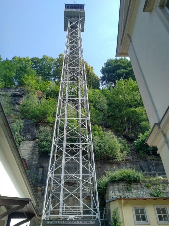 Fewo Am Personenaufzug Bad Schandau Zewnętrze zdjęcie
